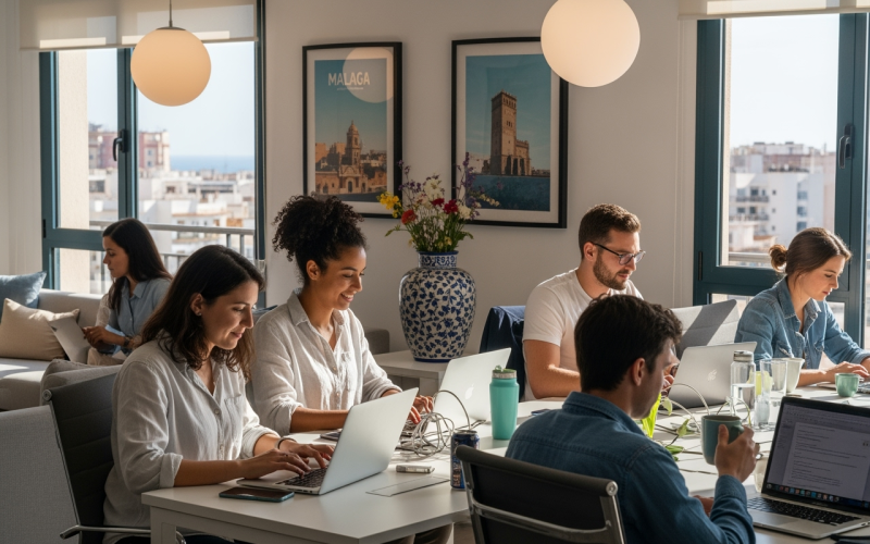 Arbejde som Telemarketingmedarbejder i Málaga