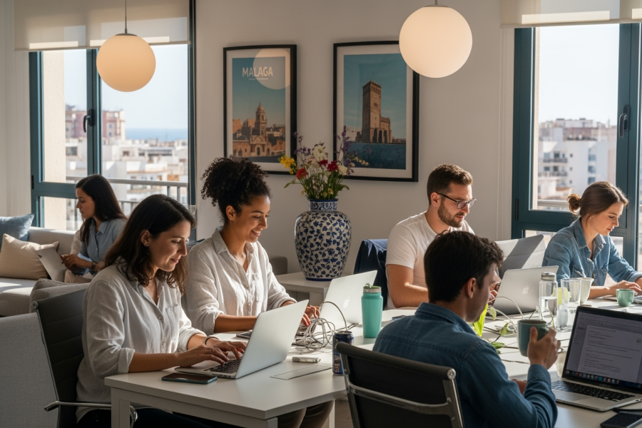 Arbejde som Telemarketingmedarbejder i Málaga